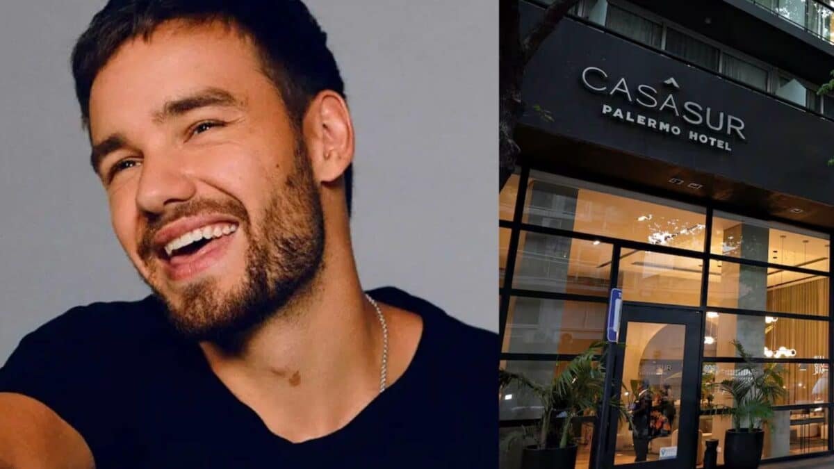 Homenaje Liam Payne frente a hotel Casa Sur en Buenos Aires Argentina