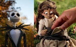 Comparación de películas en una mitad Frankelda hermanos Ambriz y en otra Jack Skellington de Tim Burton