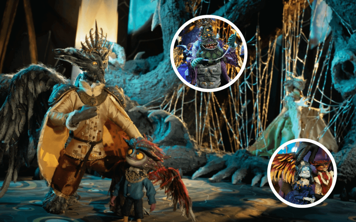 Monstruos Soy Frankelda frente a la cueva de 20 metros