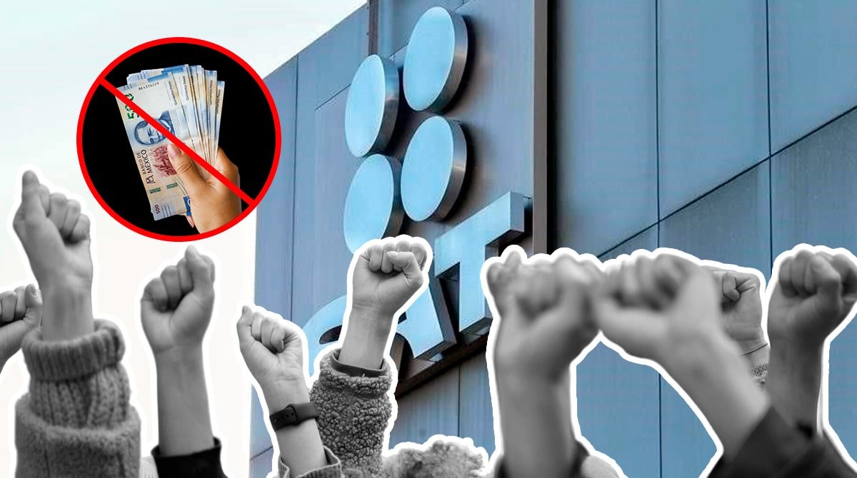 Empleados del SAT Convocan a Protesta por Falta de Aumentos Salariales