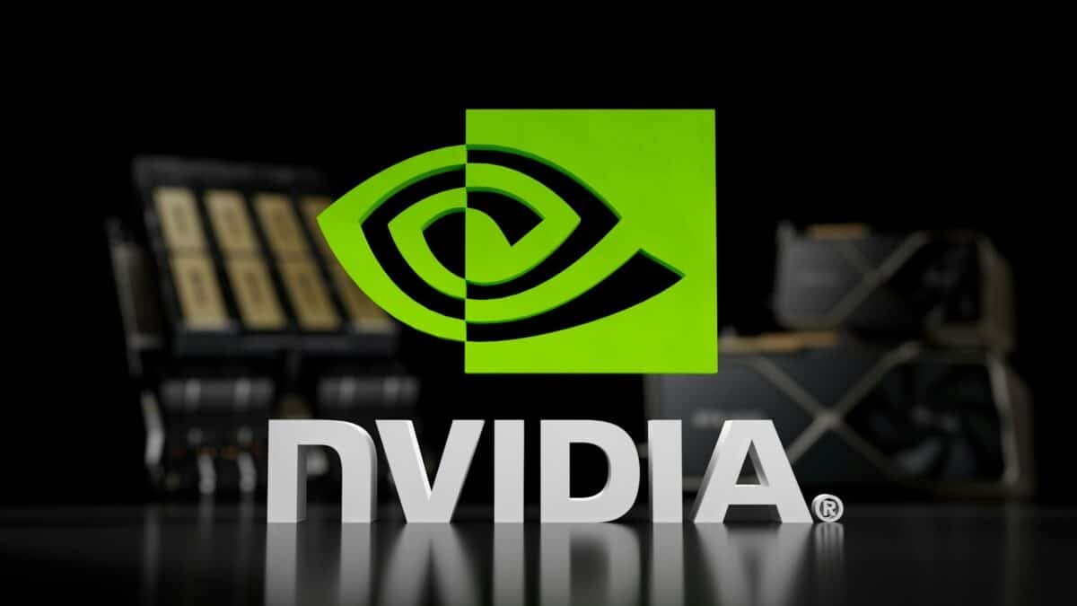 el logotipo de Nvidia se muestra en una tabla