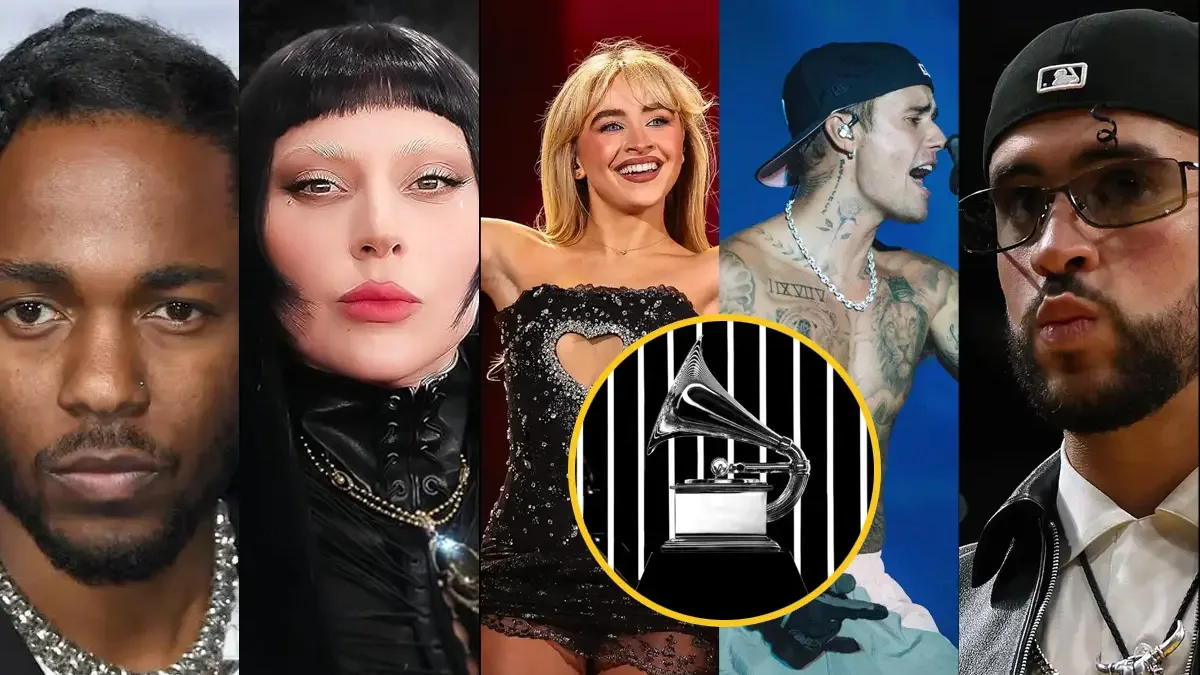 Nominados a los Grammy 2026 en Los Ángeles.