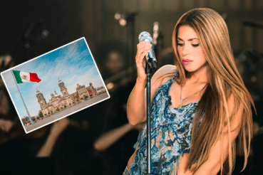 Shakira en el Zócalo
