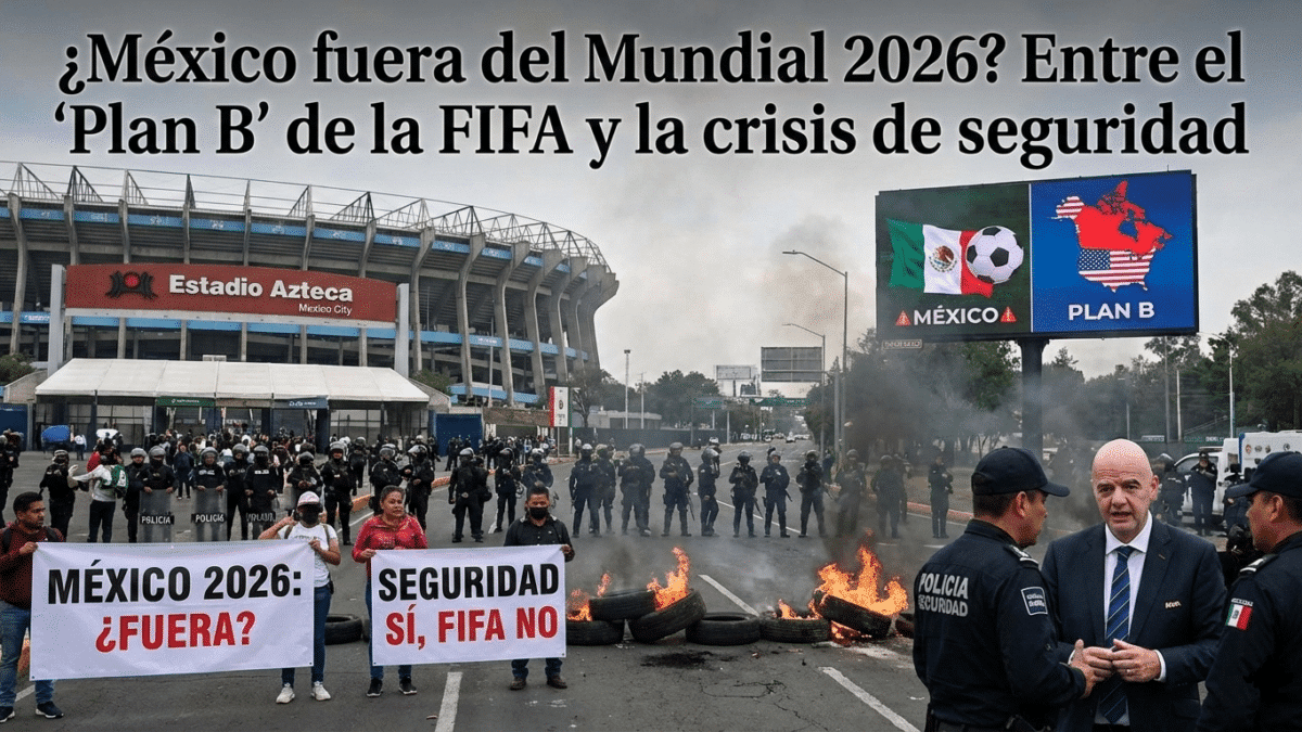¿Puede México quedar fuera del mundial? Descubre las razones detrás de la preocupación por la seguridad en Guadalajara.