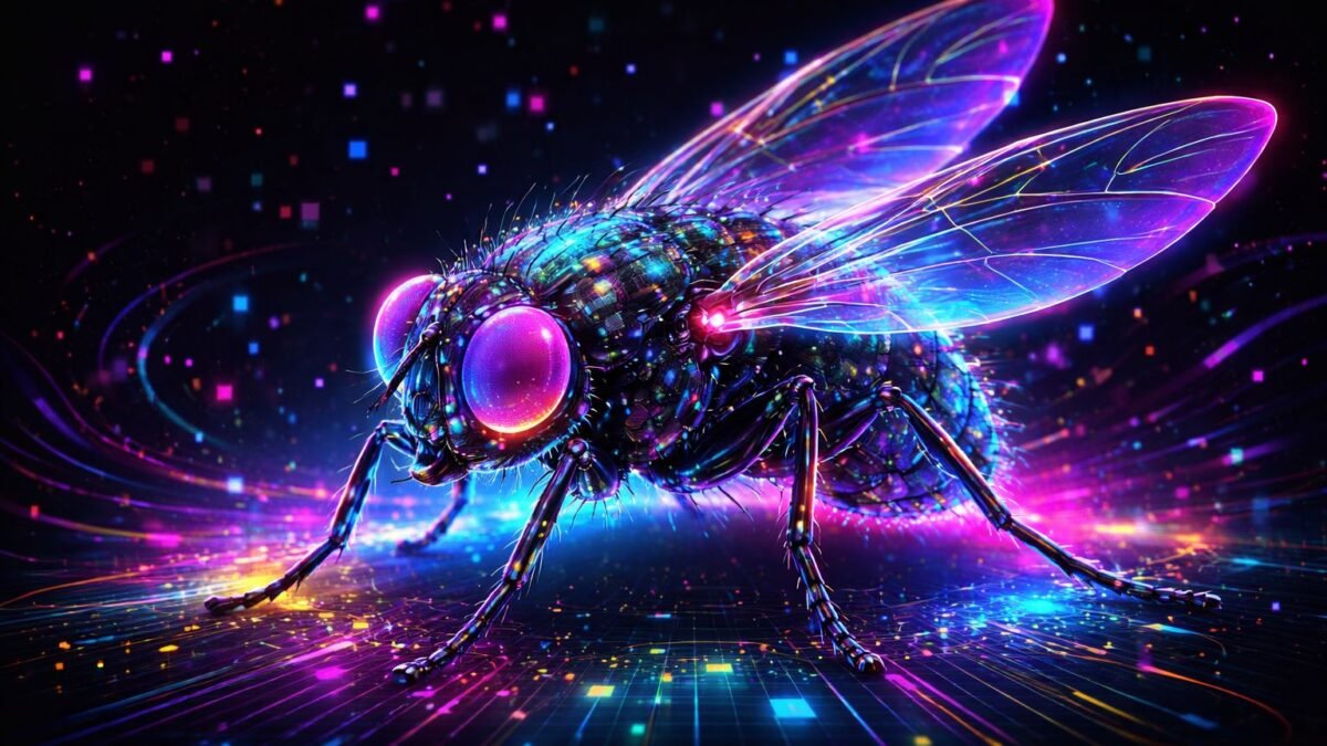 Esta imagen generada digitalmente muestra, "PRIMERA REPLICACIÓN DE CEREBRO BIOLÓGICO COMPLETO EN UN ORDENADOR"