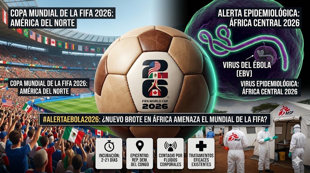 Mundial de la FIFA 2026 en México, Estados Unidos y Canadá, las autoridades epidemiológicas globales han intensificado la vigilancia